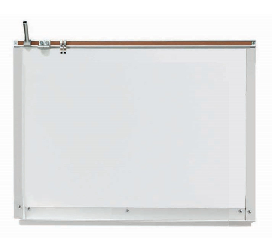 Aluminum Frame Magnetic Wall Mounted Whiteboard AARCO 