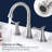 Bathroom faucet with 360 degree turn spout-115827476