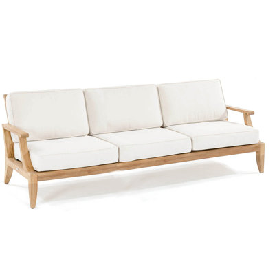 84.3'' Wide Patio Sofa with Cushions