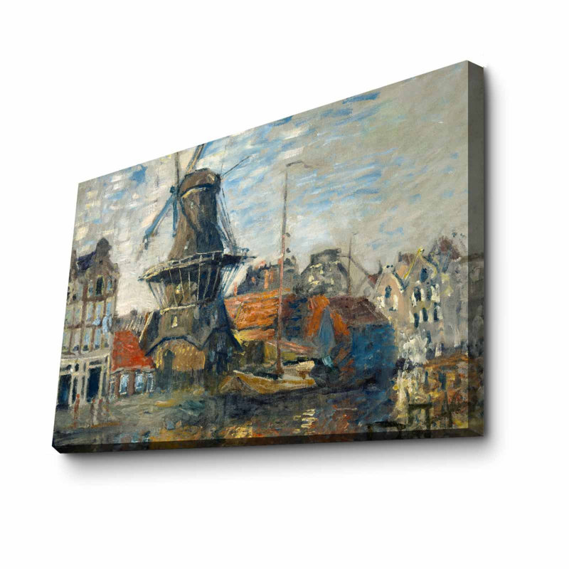 Claude Monet - peinture sur toile tendue