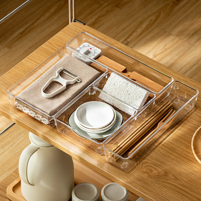 Plastic Desk Organizer Set