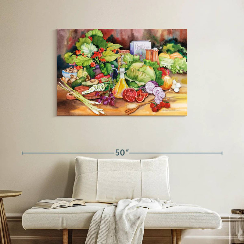 Yarlin Chili And Rose Peppers, 26" H x 39" W