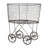 Metal Rolling Laundry Cart with Rack-599468501