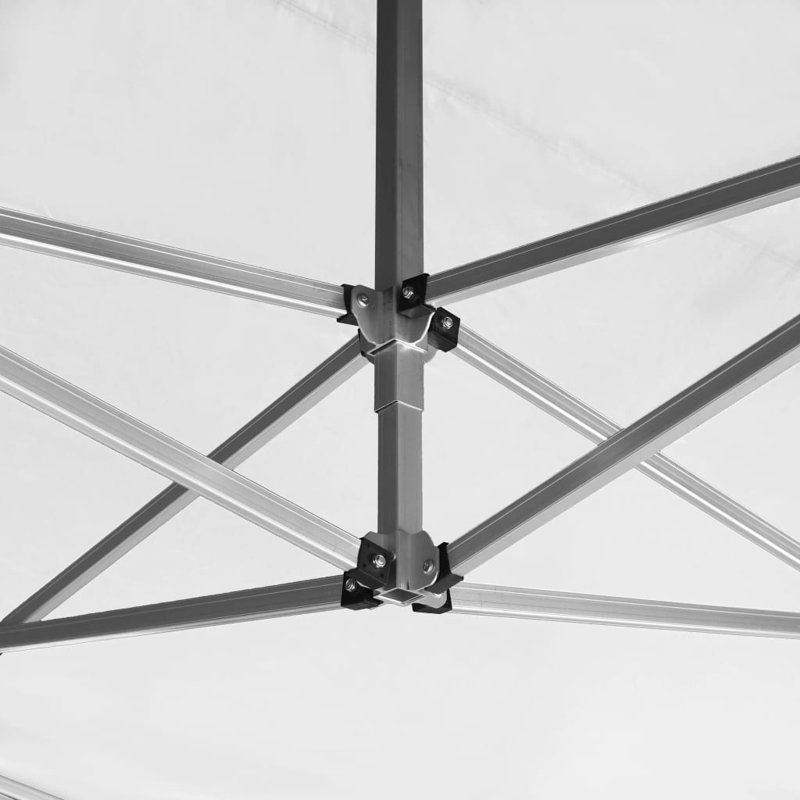 Able 1m x 4.5m Aluminium Party Tent, White