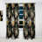 Watercolor Painting of Chrystals, Feathers and Roses - Floral Blackout Curtain Single Panel-1046498503