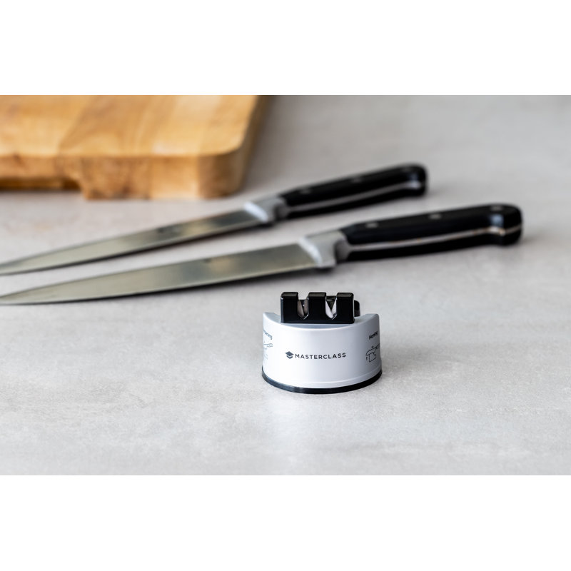 MasterClass Smart Sharp Dual Knife Sharpener, Silver