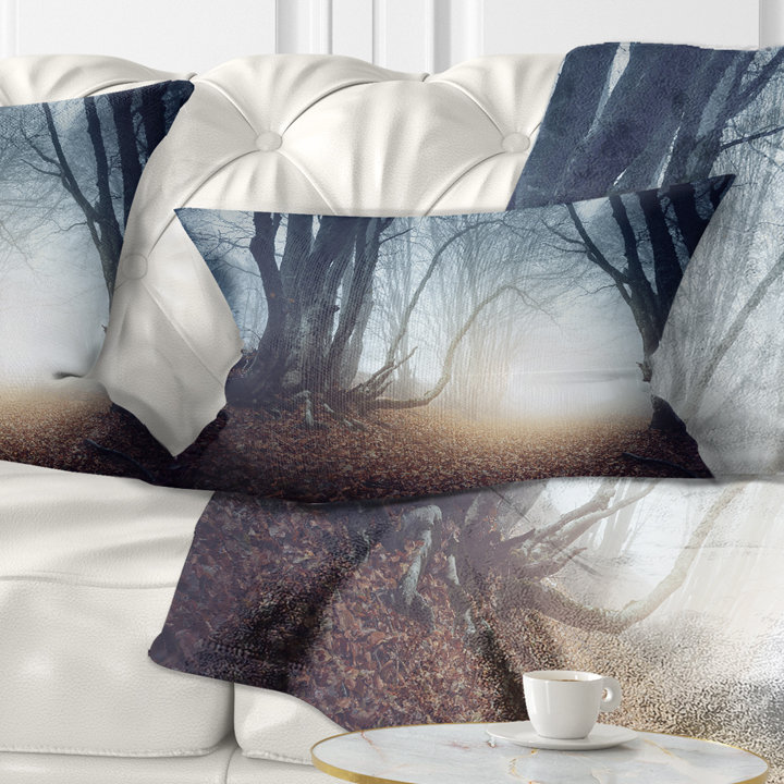 Coussins lombaires de forêt mystérieux