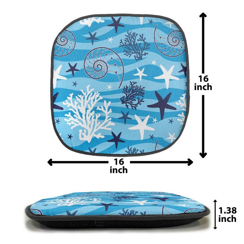 Outdoor 1.38'' Dining Chair Seat Cushion