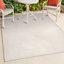 Tapis d'intérieur / extérieur à motif géométrique ivoire / crème Atzi-1061915566