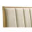 Pine Upholstered Queen Panel Bed-312779812