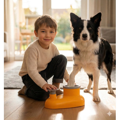 Nettoyeur manuel de patte pour chien, laveuse à gobelet manuelle pour toutes les races, taille moyenne à grande