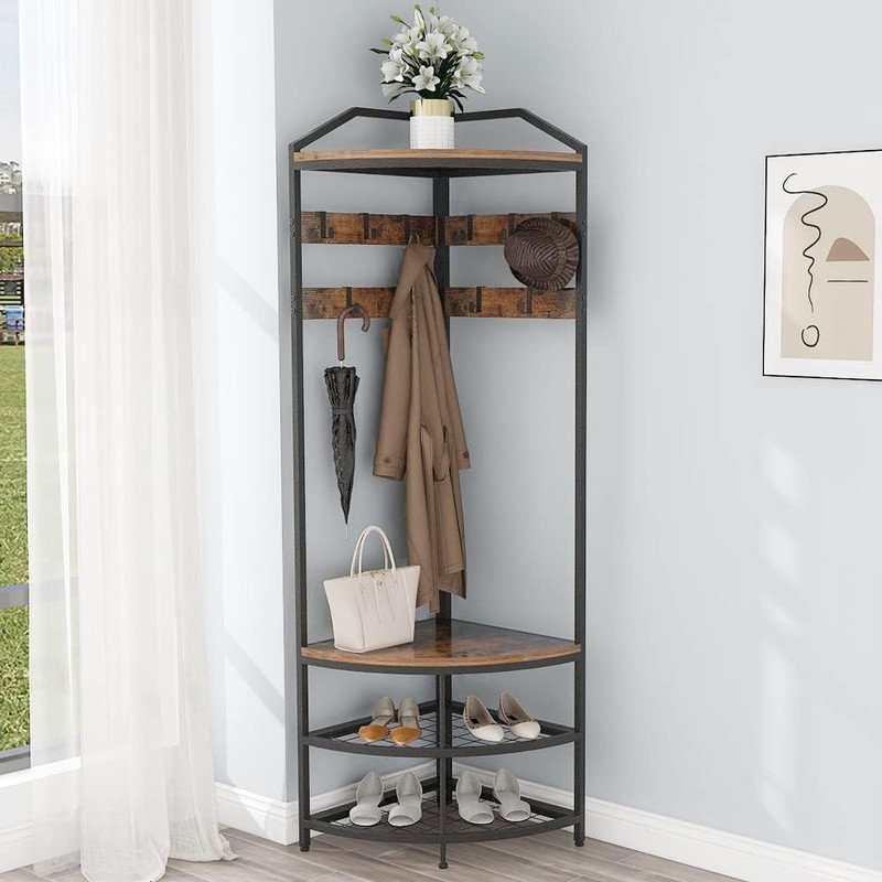 Parke hall tree with shoe storage williston discount forge