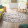 Ferrill Oriental Brown/Ivory Area Rug