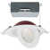 4" Selectable Color Temperature Dimmable IC Rated LED Canless Recessed Lighting Kit