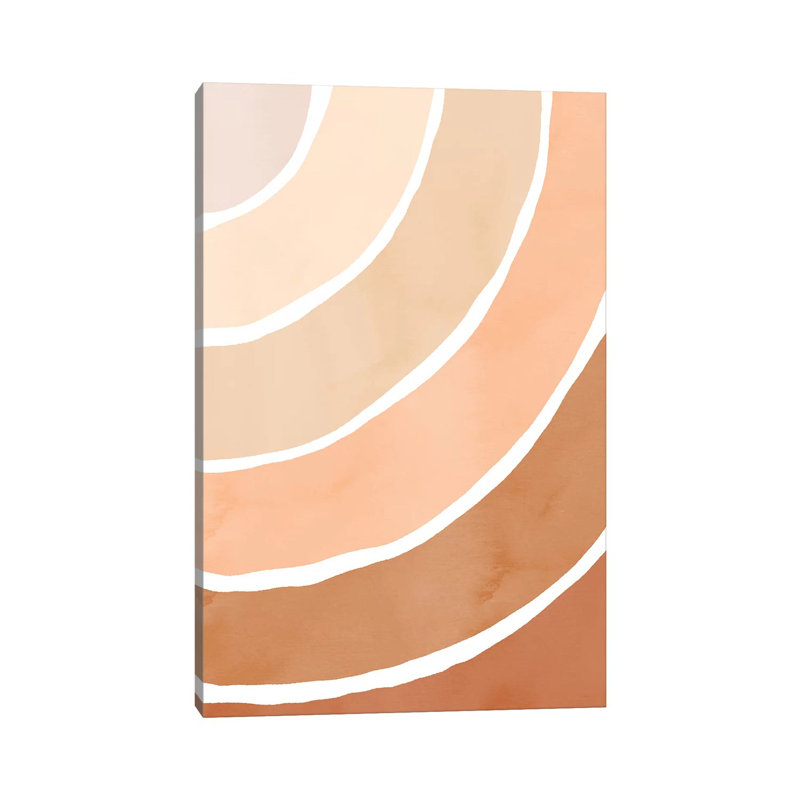 Baked Earth Rainbow by Emanuela Carratoni - Print on Canvas, Wrapped Canvas, 45.72cm H x 20.32cm W x 1.91cm D