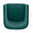 27.36" Velvet Swivel Sofa with Curved Back and Inclined Armrests, 360° Rotation-638583324