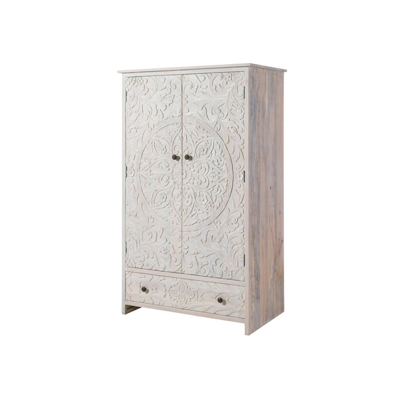 Kashmir 2 Door Solid Wood Wardrobe
