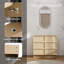 Base de meuble-lavabo autoportant 36 po avec rangement réglable-123136681