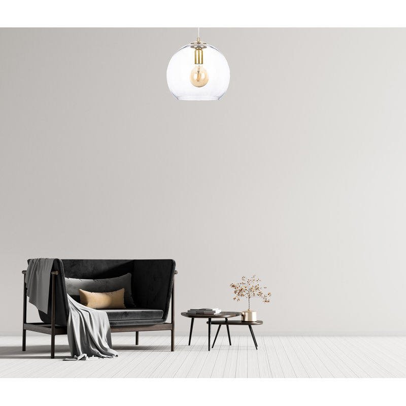 Bobbie-Leigh 1 - Light Sphere Pendant, Gold