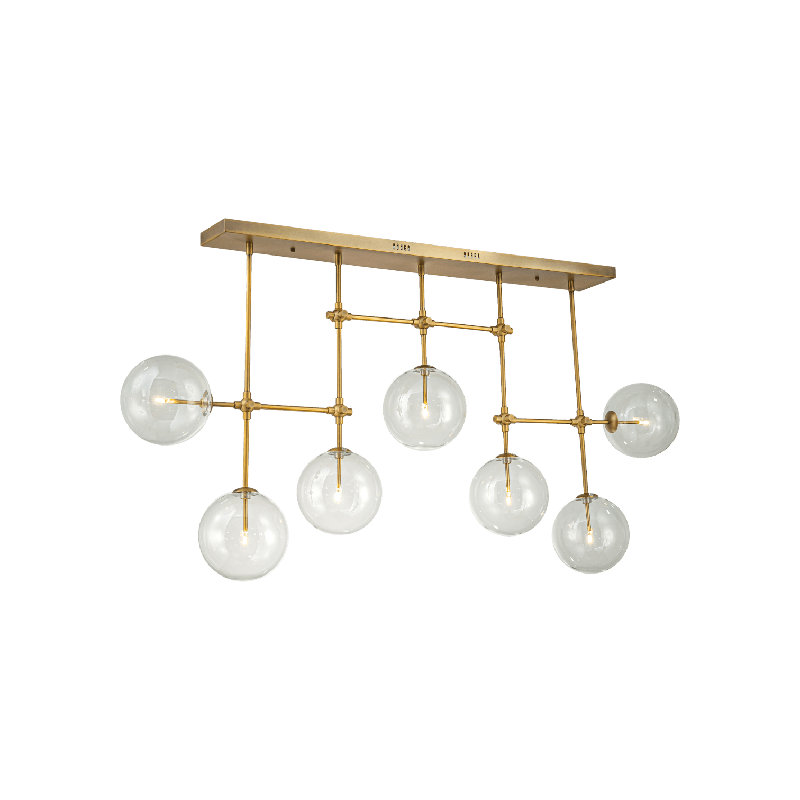 Shadowline 7-Globe Linear Chandelier