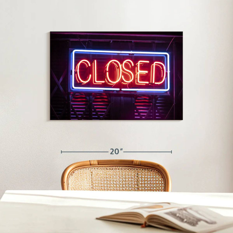 Tergel Closed Neon Sign