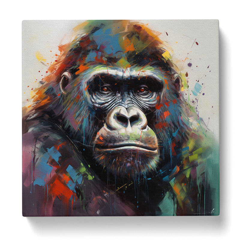 Gorilla Abstract Art No.5 - Print