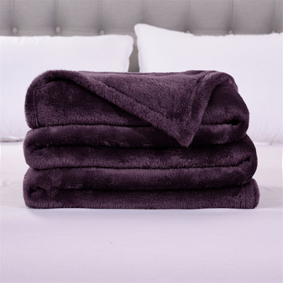 Couverture polaire douce et moelleuse multi-usages pour canapé-lit très grand / très grand