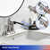 Two-Handle 4" Centerset Pull-Out Bathroom Faucet in Brushed Nickel
