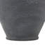 Ceramic Whitewashed Textured Amphora Decorative Vase with 2 Handles