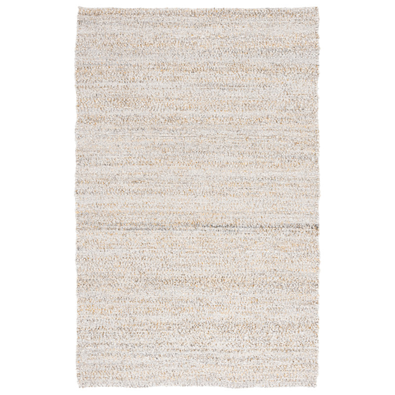 Alresford Pit Loom Pet Yarn Solid Color Rug, Rectangle 8' x 10'