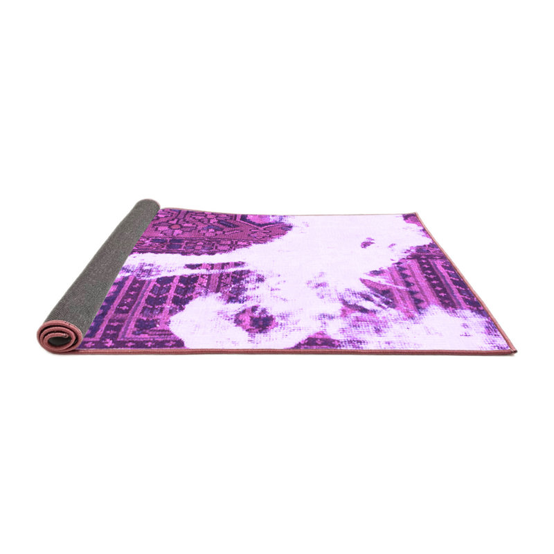 Tapis mauve Bremen, Carré 3 pi x 3 pi