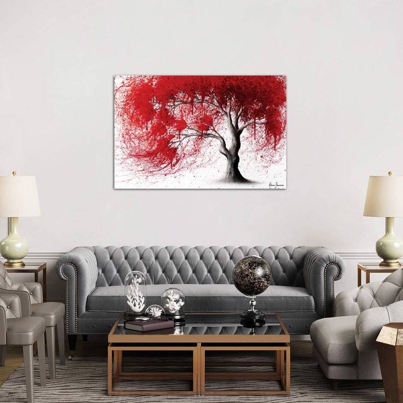 «Western Iron Tree» par Ashvin Harrison - impression d'art graphique, Toile tendue, H 40 po x l 60 po x 1,5 po