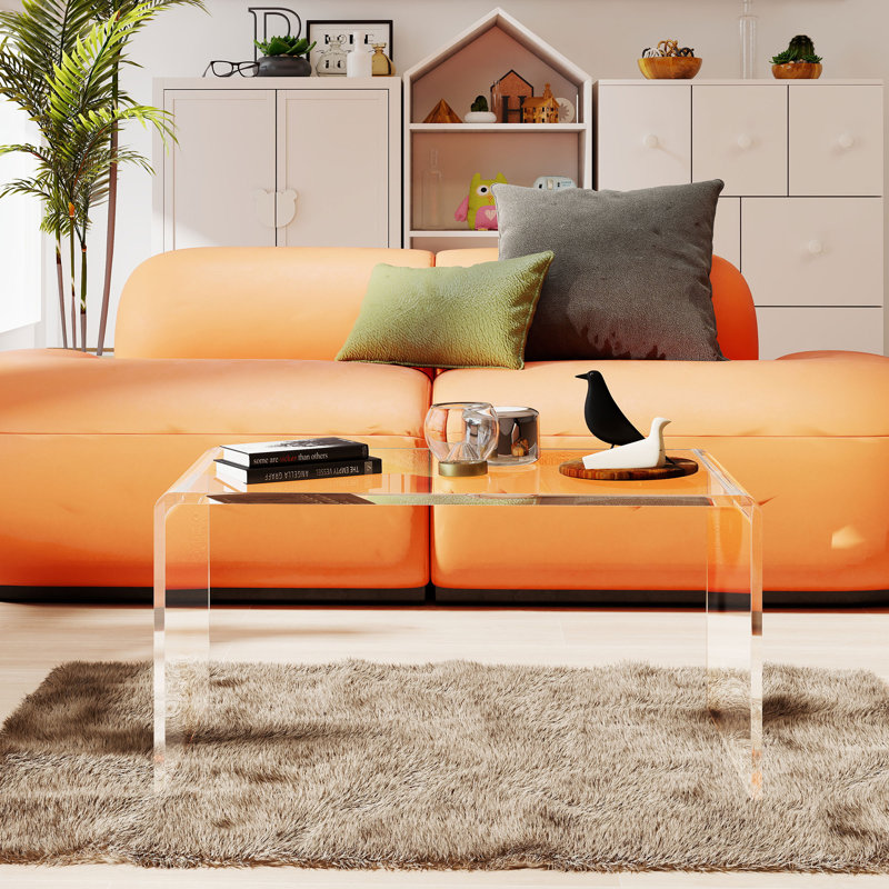 Table basse traîneau Josephine, H 15,75 po x L 31,5 po x l 15 po