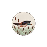 Wildlife Handmade Terra Bianca Appetizer Plate