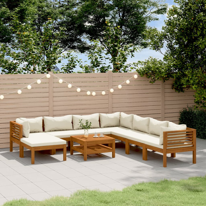 Ensemble de conversation modulaire 9 pièces