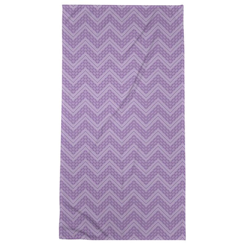 Stephenie Bath Towel, Light Purple/White