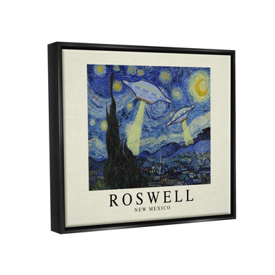 "Van Gogh UFO Roswell" par Lil 'Rue, impression