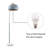 Dedre 68.5'' Arched Floor Lamp-149425895-149424360