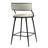 Hosner SET OF 2, 26'' Counter Height Bar Stools PU Cover Kitchen Island Counter Bar Stool With Black Powder Coating Base And Footrest-756658344