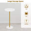 Table ronde 2 pièces en bambou blanc