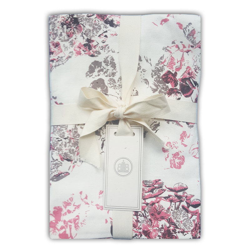 Bonnefoy Cotton Waffle Kitchen Towel, Pink