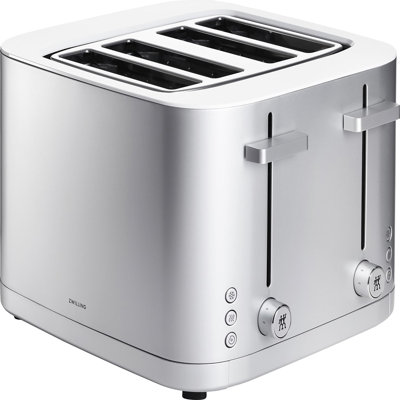 ZWILLING Enfinigy 4-Slice Toaster, Extra Wide 1.5" Slots for Bagels and Toast