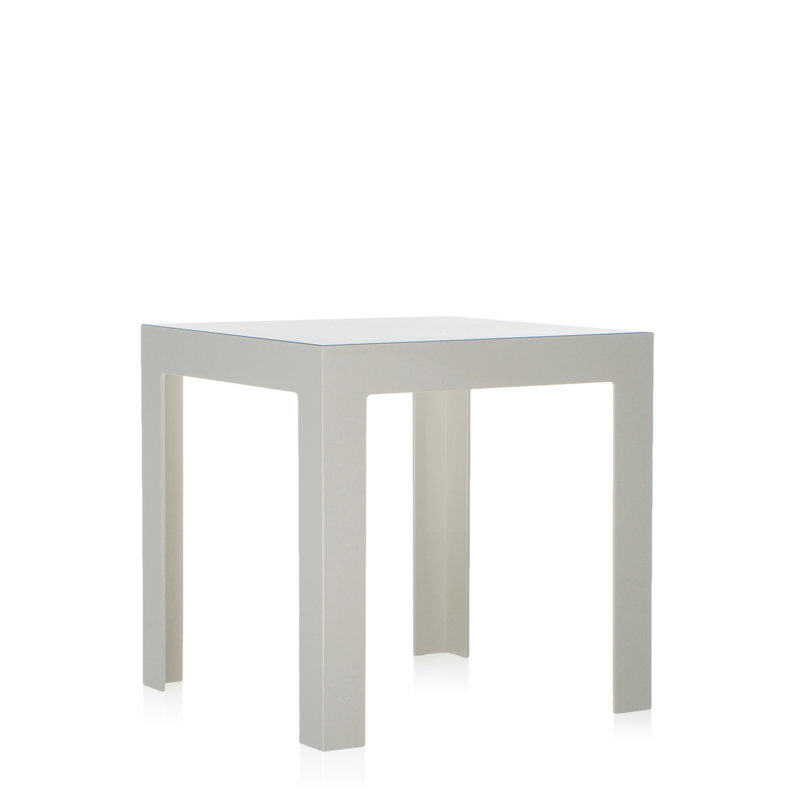 Table d'appoint Jolly par Paolo Rizzatto, Blanc lustré