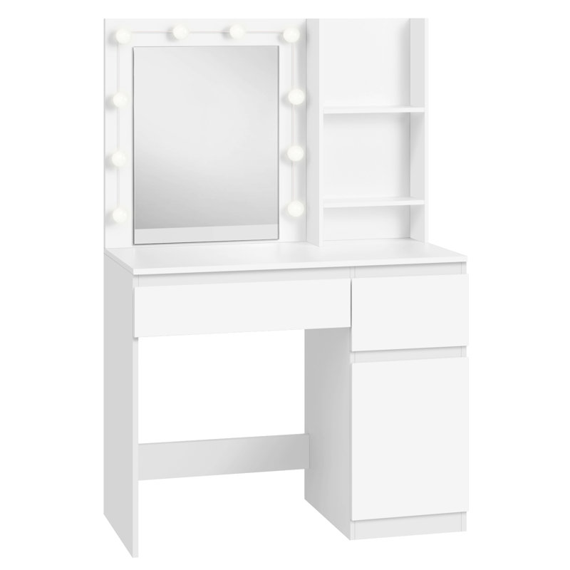 Miladeen Dressing Table with Mirror