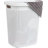  50L Slim Laundry Hamper, Clothes Basket, Lid, Plastic-49635342-111360883