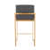 Rakowski Upholstered Counter Stool with Metal Frame