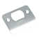 Franklin Collection Modern Brushed Chrome Privacy Bed/Bath Door Handle with Lock