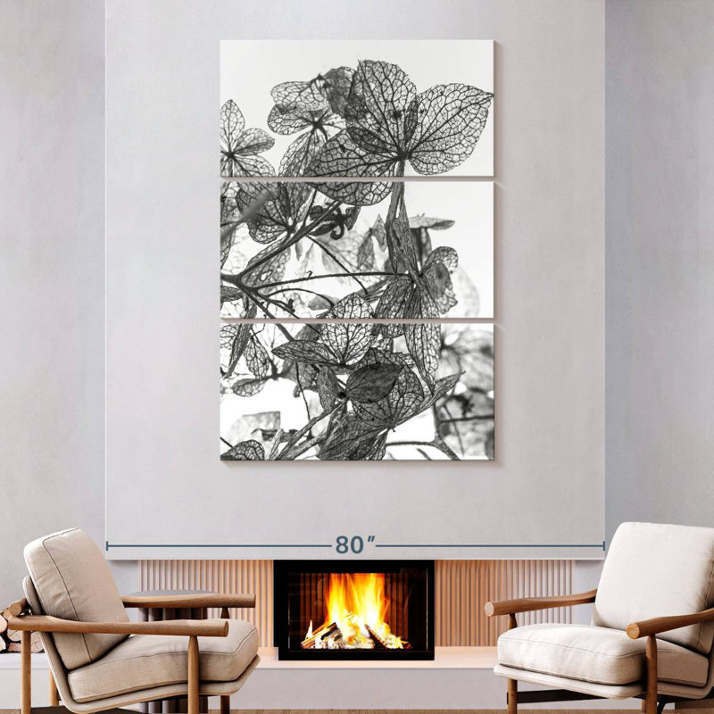 Leaf Composition, 74" H x 48" W