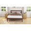Lit plateforme en bois massif de style Mid-Century avec tête de lit, cadre de lit moderne avec support silencieux et robuste - aucun sommier nécessaire-29881969-26117456