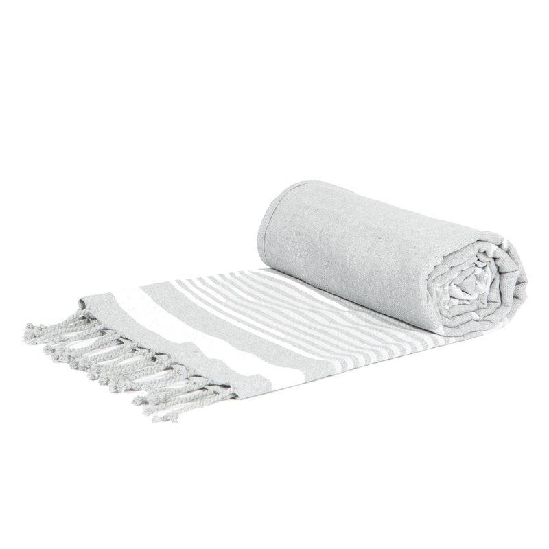 Nicola Spring - Deluxe Turkish Cotton Bath Towel - 162 x 90cm, Grey